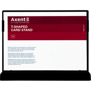 Табличка информационная Axent 6266-01-A, A5, горизонтальная, черная