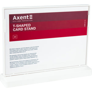 Табличка информационная Axent 6266-21-A, A5, горизонтальная, белая