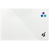 Доска стеклянная магнитно-маркерная Axent 9616-21-А, 90х120 см, белая
