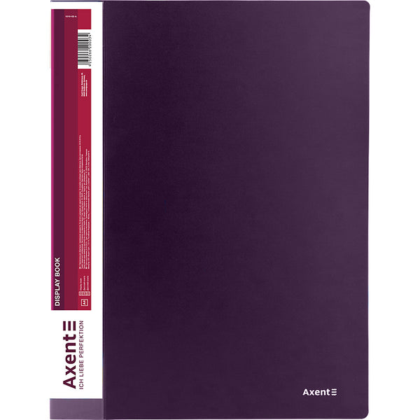 Дисплей-книга Axent 1010-11-A, A4,10 файлов, сливовая