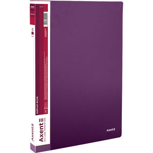 Дисплей-книга Axent 1040-11-A, A4, 40 файлов, сливовая