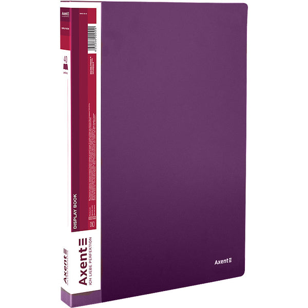 Дисплей-книга Axent 1040-11-A, A4, 40 файлов, сливовая