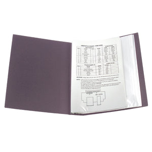 Дисплей-книга Axent 1280-11-A, A4, 80 файлов, сливовая