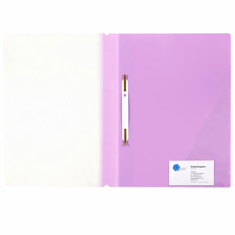 Скоросшиватель с угловым карманом Axent Pastelini 1306-36-A, А4, сиреневый