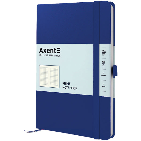 Книга записная Axent Partner Prime 8305-38-A, 145x210 мм, 96 листов, клетка, синяя