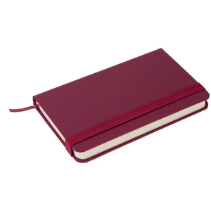Книга записная Axent Partner 8301-46-A, 90x150 мм, 96 листов, клетка, твердая обложка, винная