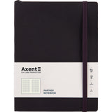 Книга записная Axent Partner Soft L, 8615-01-A, 190x250 мм, 96 листов, клетка, гибкая обложка, черная