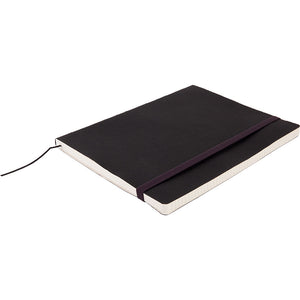 Книга записная Axent Partner Soft L, 8615-01-A, 190x250 мм, 96 листов, клетка, гибкая обложка, черная