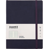 Книга записная Axent Partner Soft L, 8615-02-A, 190x250 мм, 96 листов, клетка, гибкая обложка, синяя