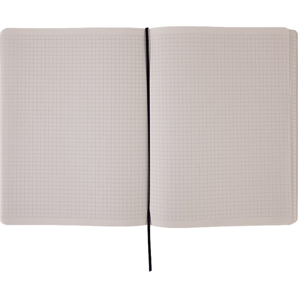 Книга записная Axent Partner Soft L, 8615-02-A, 190x250 мм, 96 листов, клетка, гибкая обложка, синяя