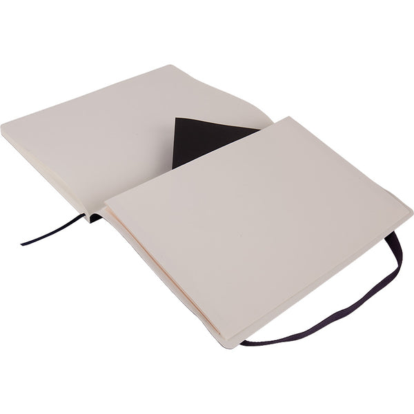 Книга записная Axent Partner Soft L, 8615-02-A, 190x250 мм, 96 листов, клетка, гибкая обложка, синяя
