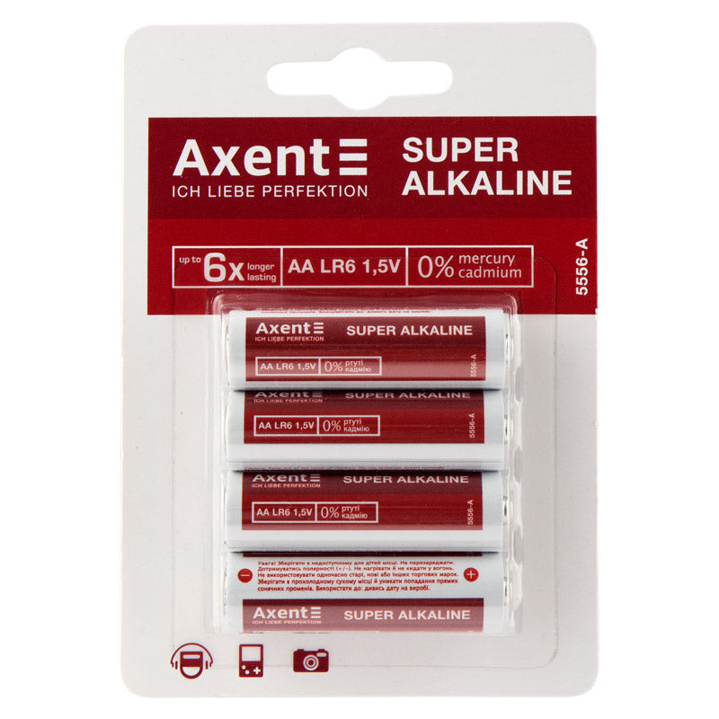 Baterie Axent 5556-A АА LR6 1.5V, 4 szt. (alkaliczne)