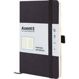 Книга записная Axent Partner Soft Skin 8616-01-A, A5-, 125x195 мм, 96 листов, клетка, гибкая обложка, черная