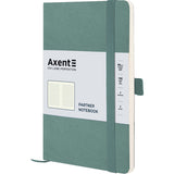 Книга записная Axent Partner Soft Skin 8616-48-A, A5-, 125x195 мм, 96 листов, клетка, гибкая обложка, серо-лазурная