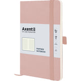 Книга записная Axent Partner Soft Skin 8616-24-A, A5-, 125x195 мм, 96 листов, клетка, гибкая обложка, пудровая
