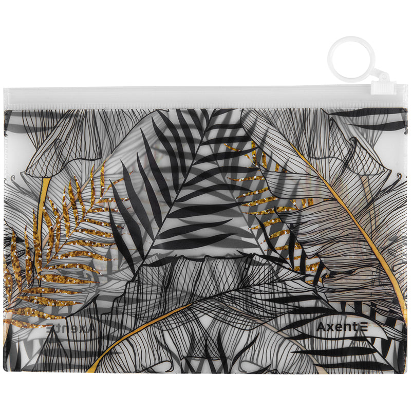 Папка на молнии Axent 1446-01-A, Soft Touch, Jungle, B6