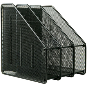 Лоток вертикальный металлический Axent 3-в-1 2128-01-A, 250x290x310мм, черный