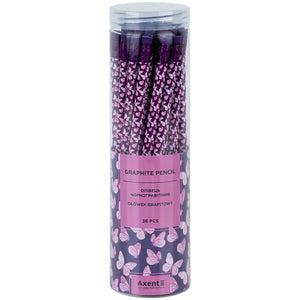 Карандаш графитный Axent Butterly 9009-15-A, HB, 2.2 мм