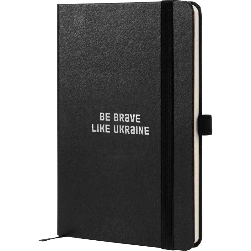 Книга записная Axent Partner Brave 8201-01-2-A, 125*195 мм, 96 листов, клетка, черная