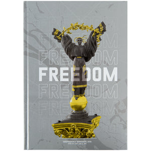Книга записная Axent Freedom 8422-550-A, А4, 96 листов, клетка, cерая