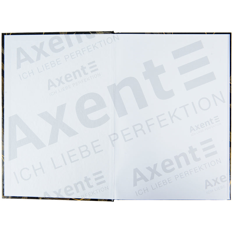 Книга записная Axent Waves 8422-561-A, А4, 96 листов, клетка, черная