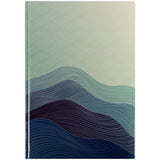 Книга записная Axent Waves 8422-562-A, А4, 96 листов, клетка, синяя