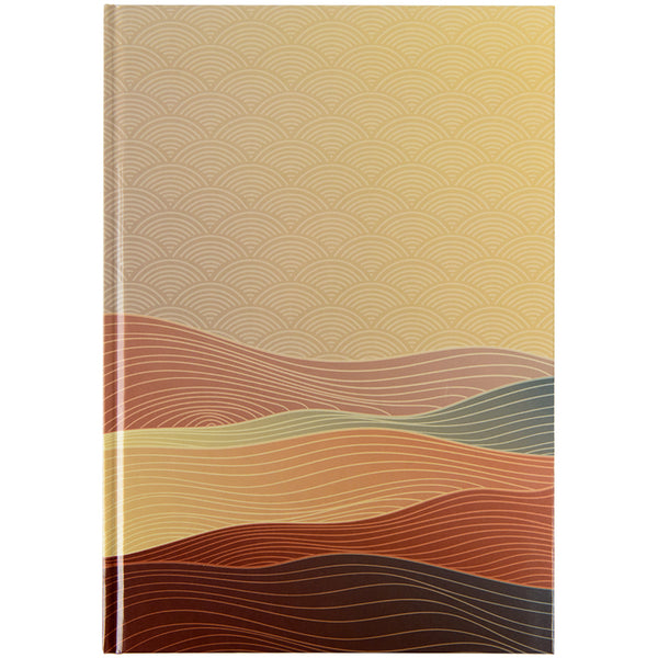 Книга записная Axent Waves 8422-563-A, А4, 96 листов, клетка, бронзовая