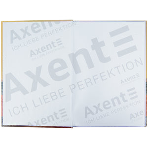 Книга записная Axent Waves 8422-563-A, А4, 96 листов, клетка, бронзовая