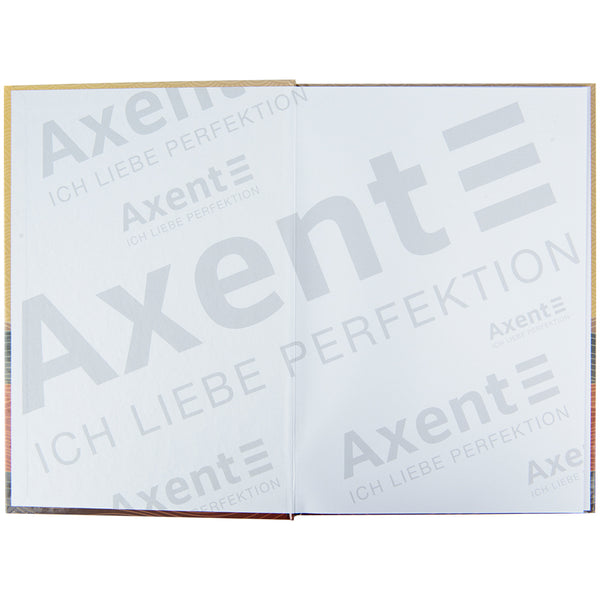 Книга записная Axent Waves 8422-563-A, А4, 96 листов, клетка, бронзовая