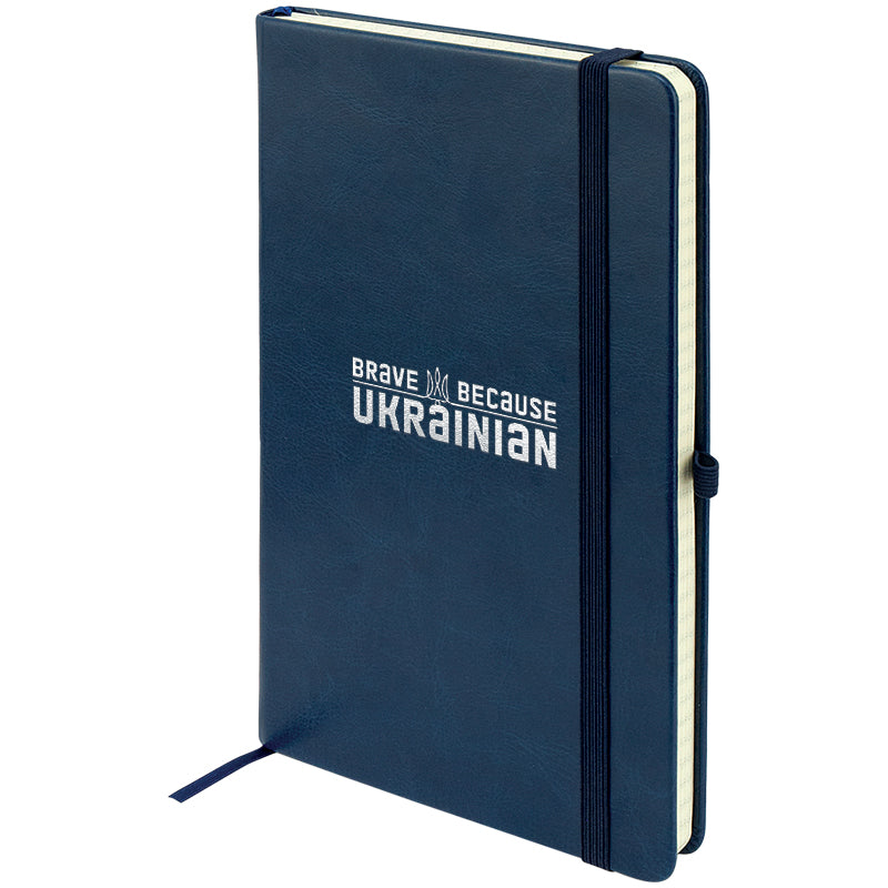 Книга записная Axent Partner Lux Brave UA 8202-02-1-A, 125х195 мм, 96 листов, клетка, синяя
