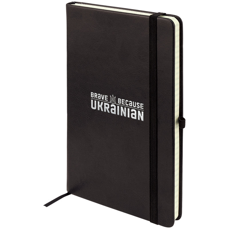 Книга записная Axent Partner Lux Brave UA 8202-01-1-A, 125х195 мм, 96 листов, клетка, черная