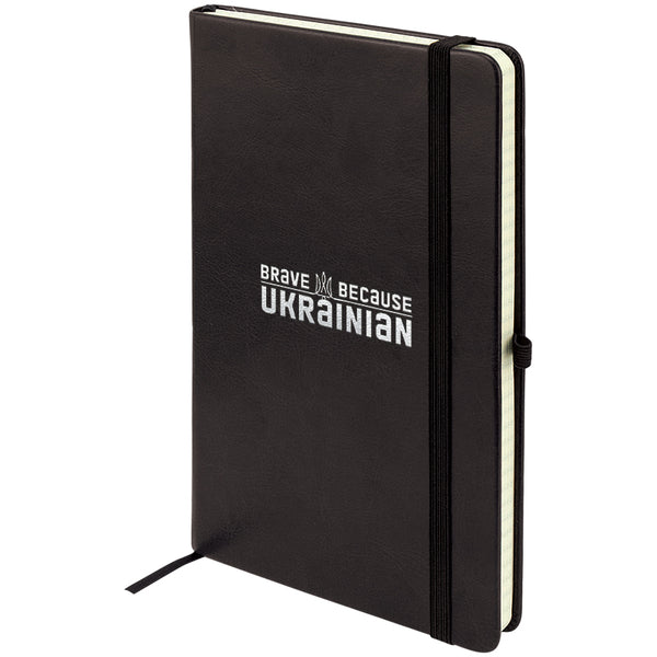 Книга записная Axent Partner Lux Brave UA 8202-01-1-A, 125х195 мм, 96 листов, клетка, черная