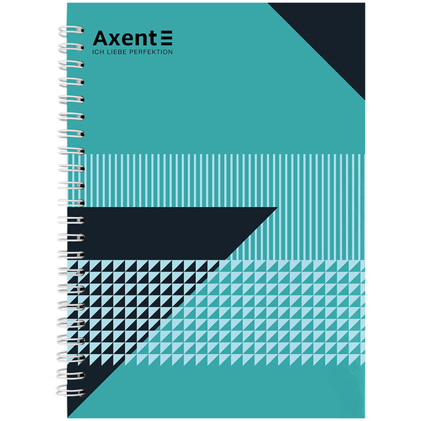 Блокнот на спирали Axent 8032-17-A, A5, 145x210 мм, 96 листов, клетка, твердая обложка