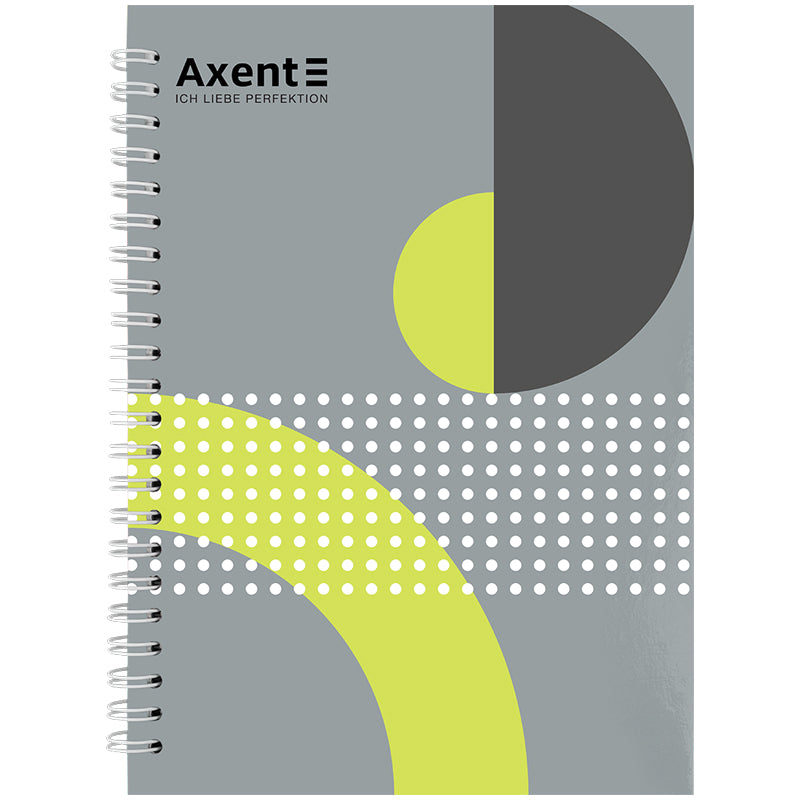 Блокнот на спирали Axent 8032-18-A, A5, 145x210 мм, 96 листов, клетка, твердая обложка
