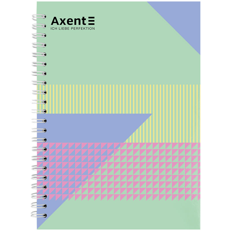 Блокнот на спирали Axent 8032-19-A, A5, 145x210 мм, 96 листов, клетка, твердая обложка