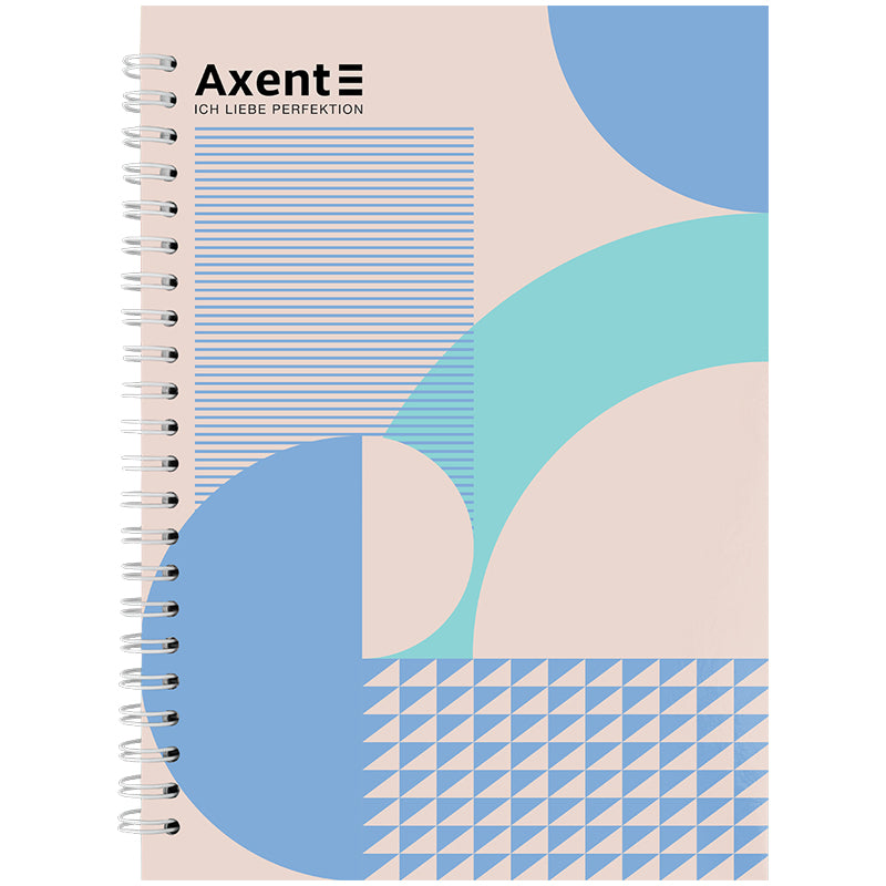 Блокнот на спирали Axent 8032-20-A, A5, 145x210 мм, 96 листов, клетка, твердая обложка
