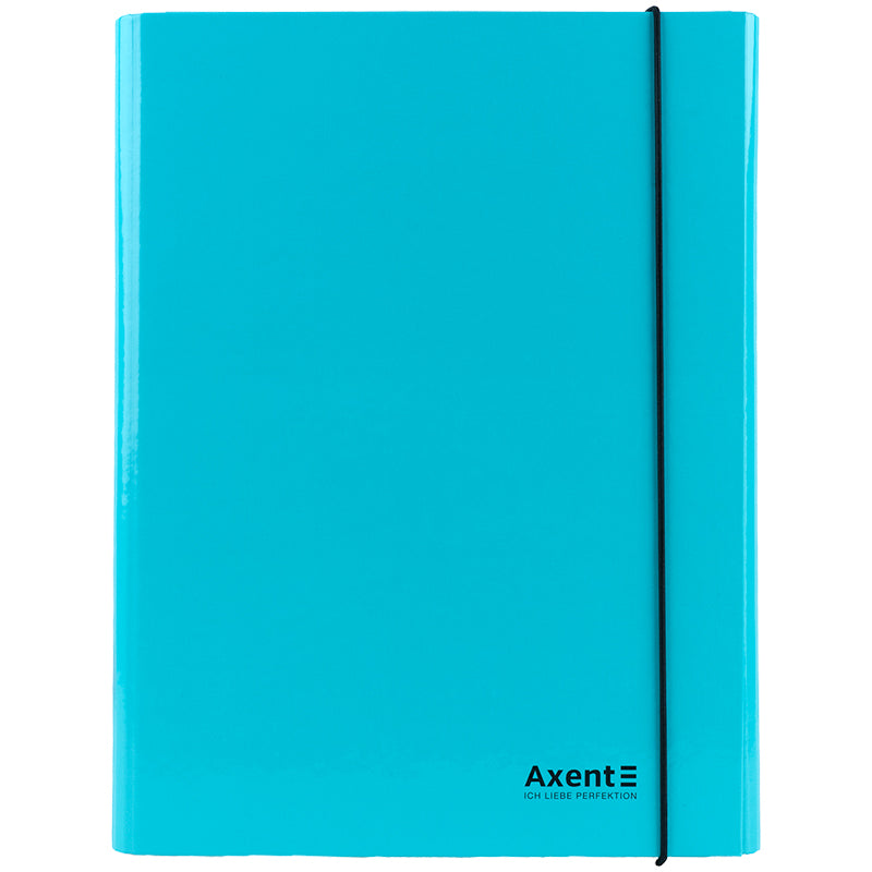 Папка на резинках объемная Axent Pastelini 1213-18-A, А4, мятная