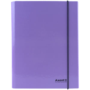 Папка на резинках объемная Axent Pastelini 1213-36-A, А4, сиреневая