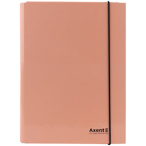 Папка на гумках об'ємна Axent Pastelini 1213-42-A, А4, персикова
