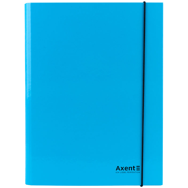 Папка на резинках объемная Axent Pastelini 1213-22-A, А4, голубая