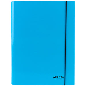Папка на резинках объемная Axent Pastelini 1213-22-A, А4, голубая