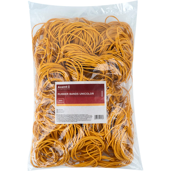 Резинки для денег Axent Delta D4633, 1000 г, Unicolor