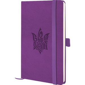 Книга записная Axent Partner Soft Skin Glory 8616-11-4-A, 125x195 мм, 96 листов, клетка, фиолетовая
