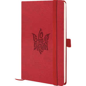 Книга записная Axent Partner Soft Skin Glory 8616-06-4-A, 125x195 мм, 96 листов, клетка, красная