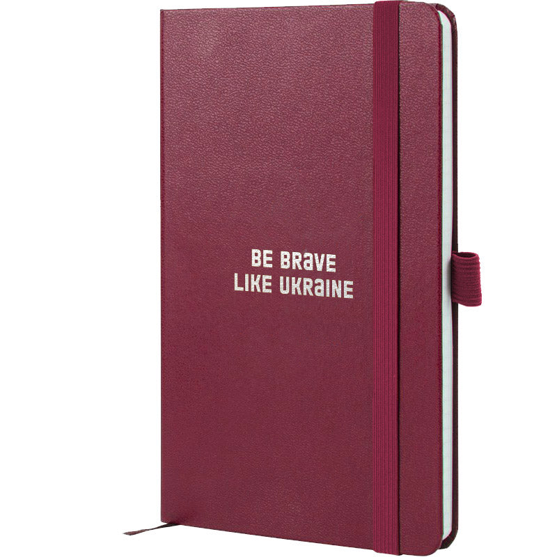 Книга записная Axent Partner Brave 8201-46-1-A, 125x195 мм, 96 листов, клетка, винная
