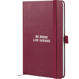 Книга записная Axent Partner Brave 8201-46-1-A, 125x195 мм, 96 листов, клетка, винная