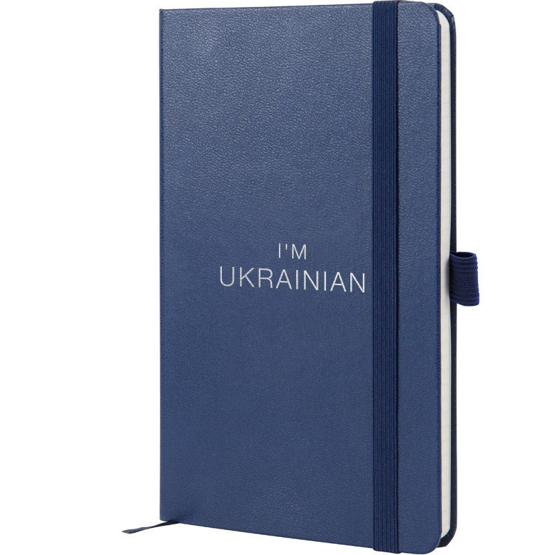 Книга записная Axent Partner Ukrainian 8201-02-5-A, 125x195 мм, 96 листов, клетка, синяя