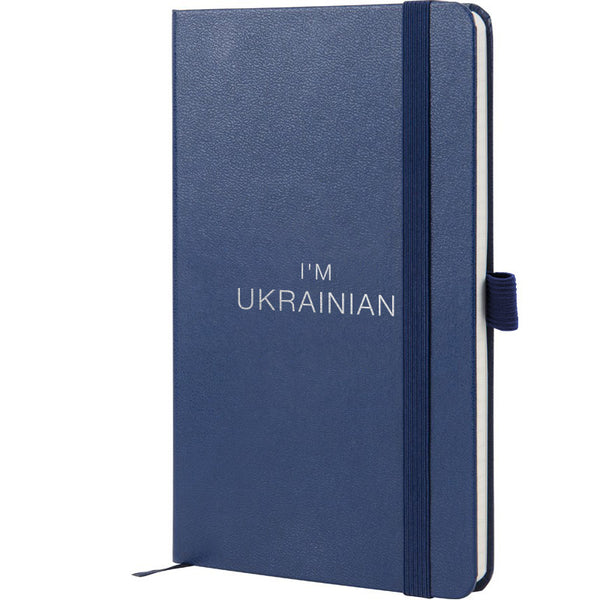 Книга записная Axent Partner Ukrainian 8201-02-5-A, 125x195 мм, 96 листов, клетка, синяя