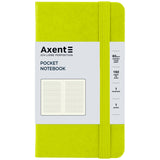 Книга записная Axent Partner 8301-60-A, 90x150 мм, 96 листов, клетка, лимонная