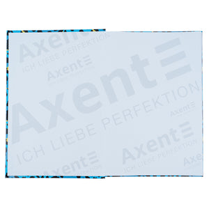 Книга записная Axent Leopard 8422-554-A, А4, 96 листов, клетка, голубая
